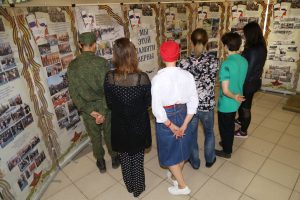 Уроки мужества и различные патриотические выставки провели астраханские патриоты для студентов I-курса Астраханского Губернского техникума